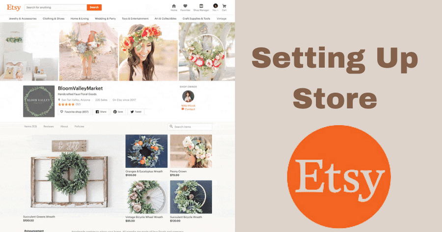 Setting Up Your Etsy Shop